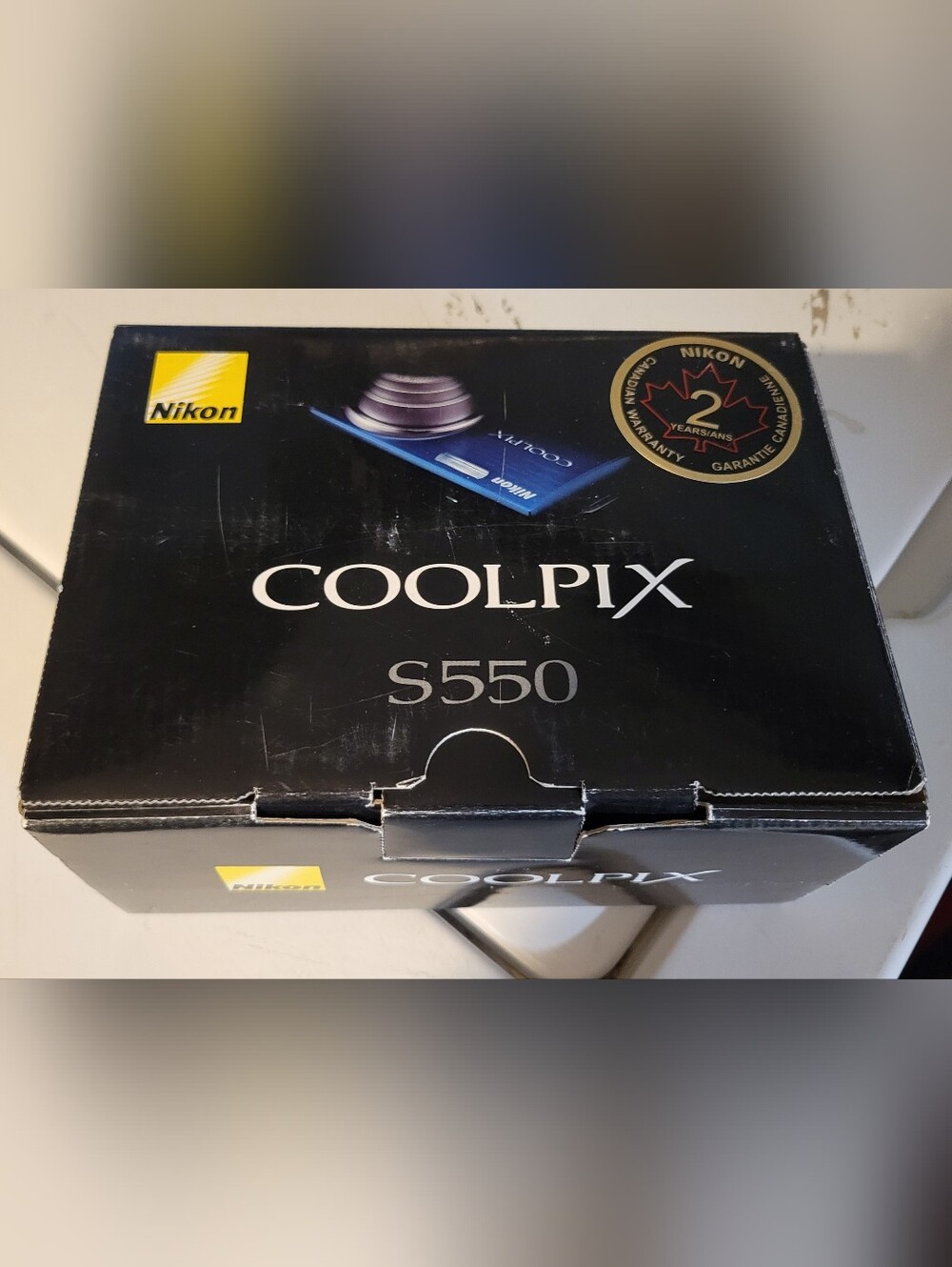 Nikon COOLPIX S550 10.0MP Digital Camera Graphite blue Tested Working In Box
